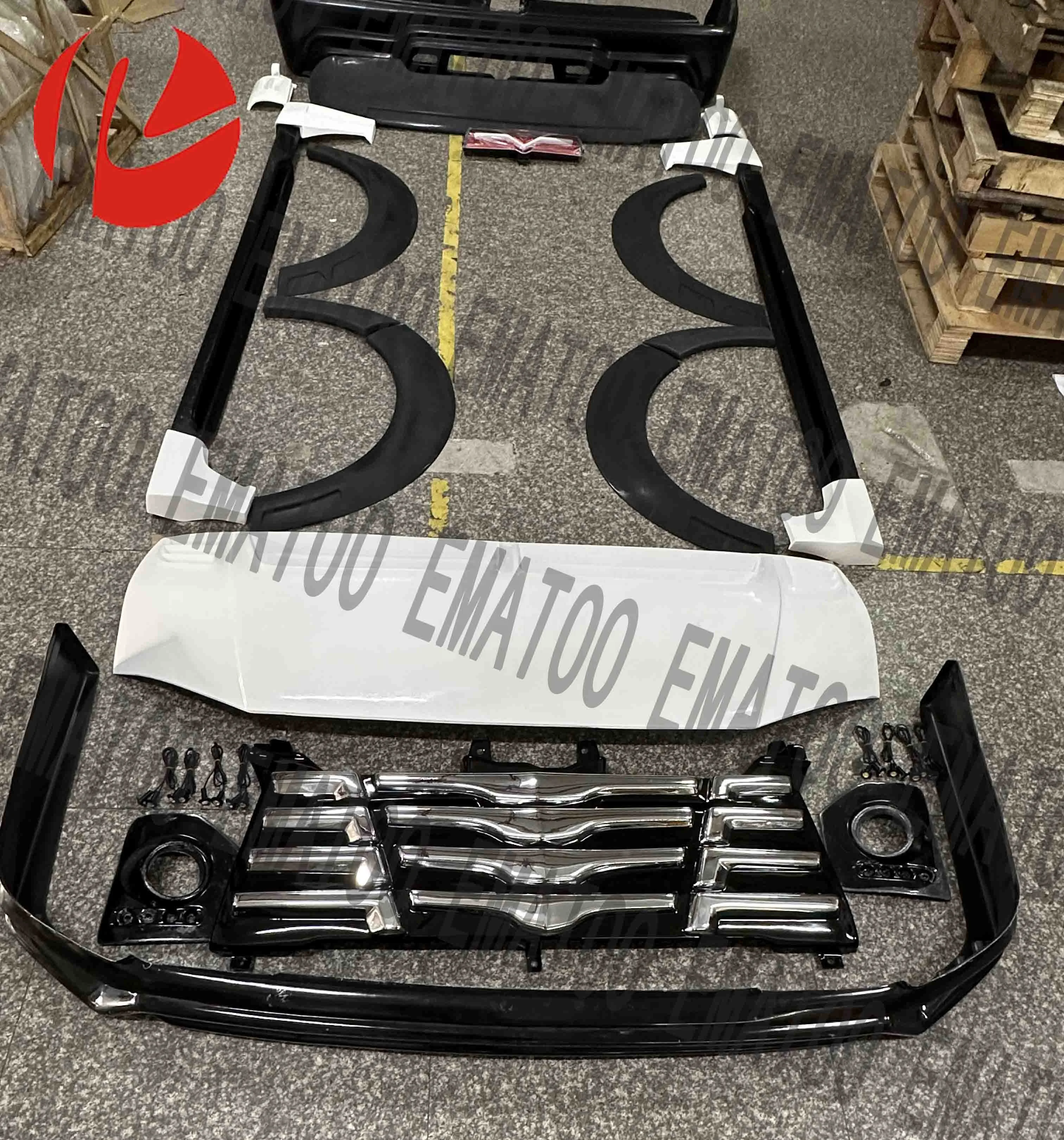 Abs Plastic Body Kit Bumper Fit For Hiace Kdh200 20052018 Narrow 1695 Wheel Flares