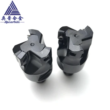 Customized Cnc Milling Cutter Head, Solide Carbide Inserts Face Milling Cutter Heads