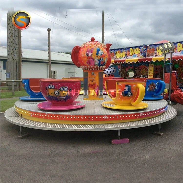 Outdoor Amusement Rides Choco Cups Rides For Kids