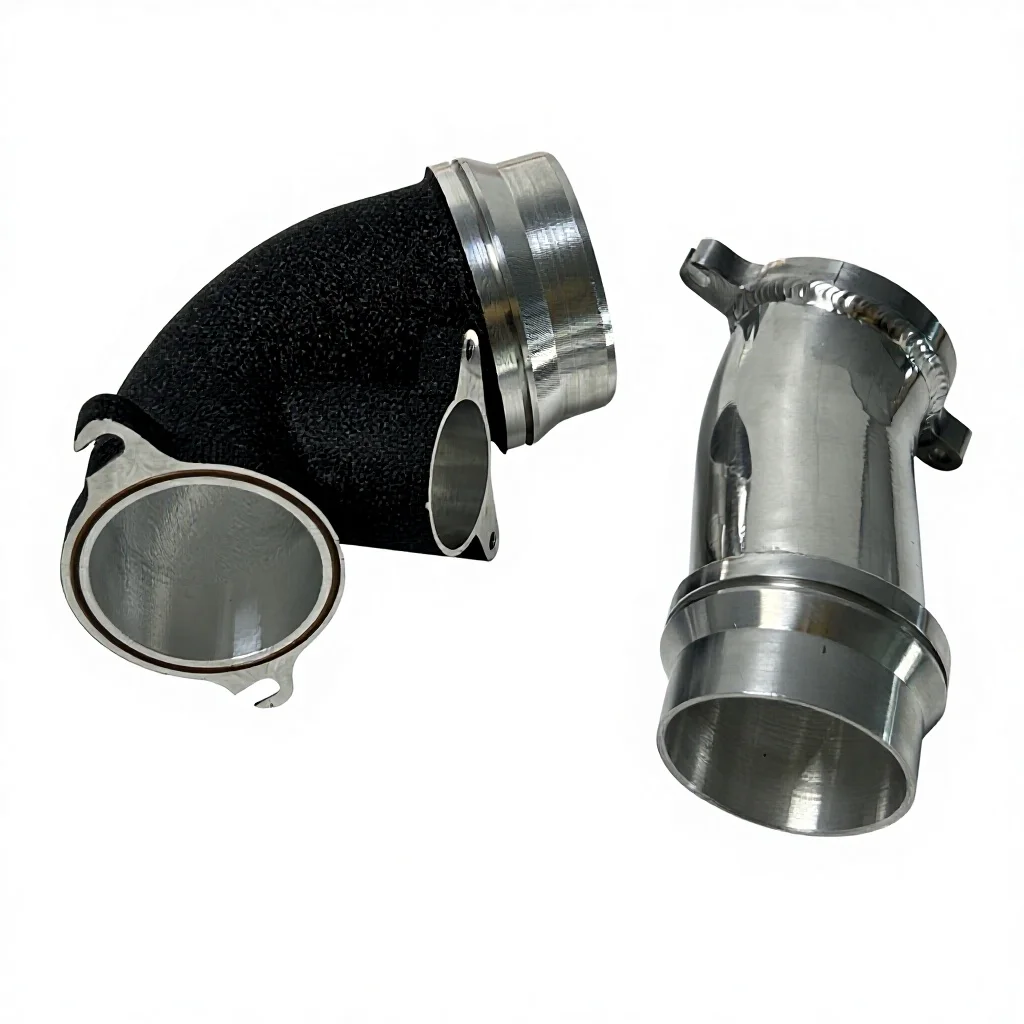 Fix Intake Pipe Collapse M Series Racing High Flow Aluminum Turbo Inlet Pipe For BMW S58 G8X M3