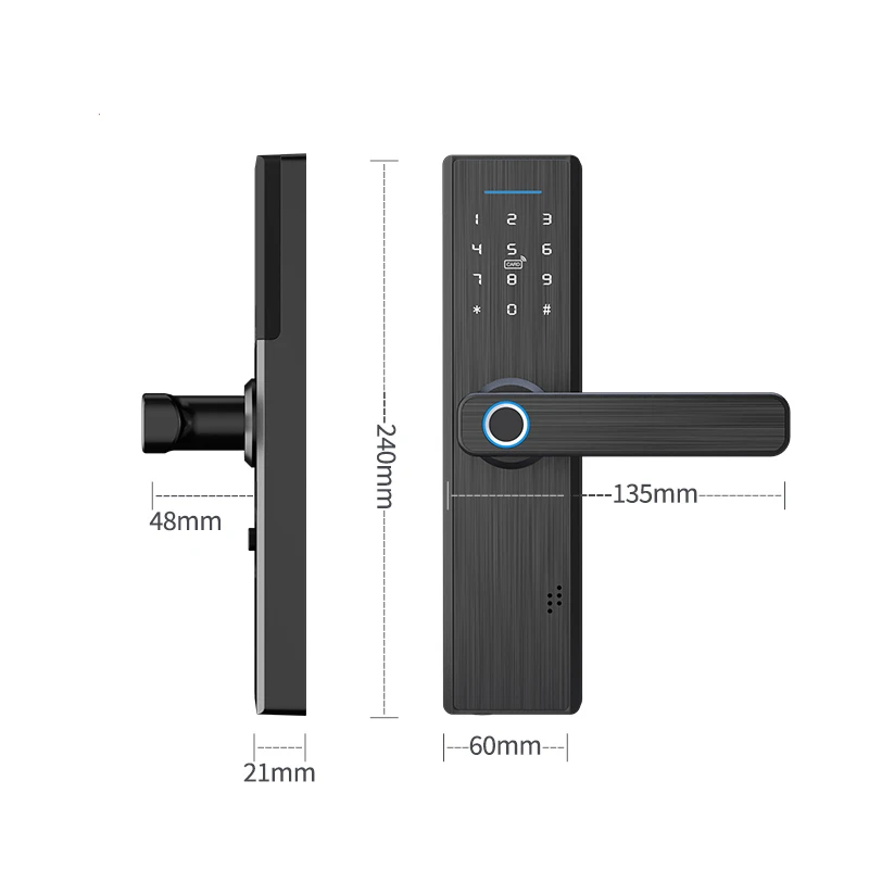 Z Wave Lock Fingerprint Briefcase Tuya Biometric Fingerprint Lock