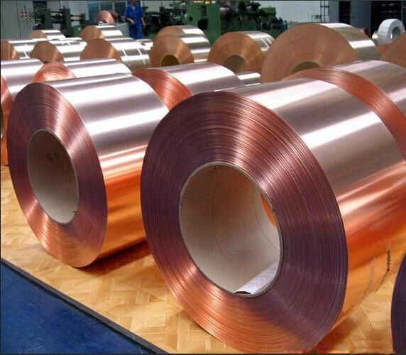 0.14mm thickness Low Profile electrolytic copper foil (LP) and copper strip Customized width