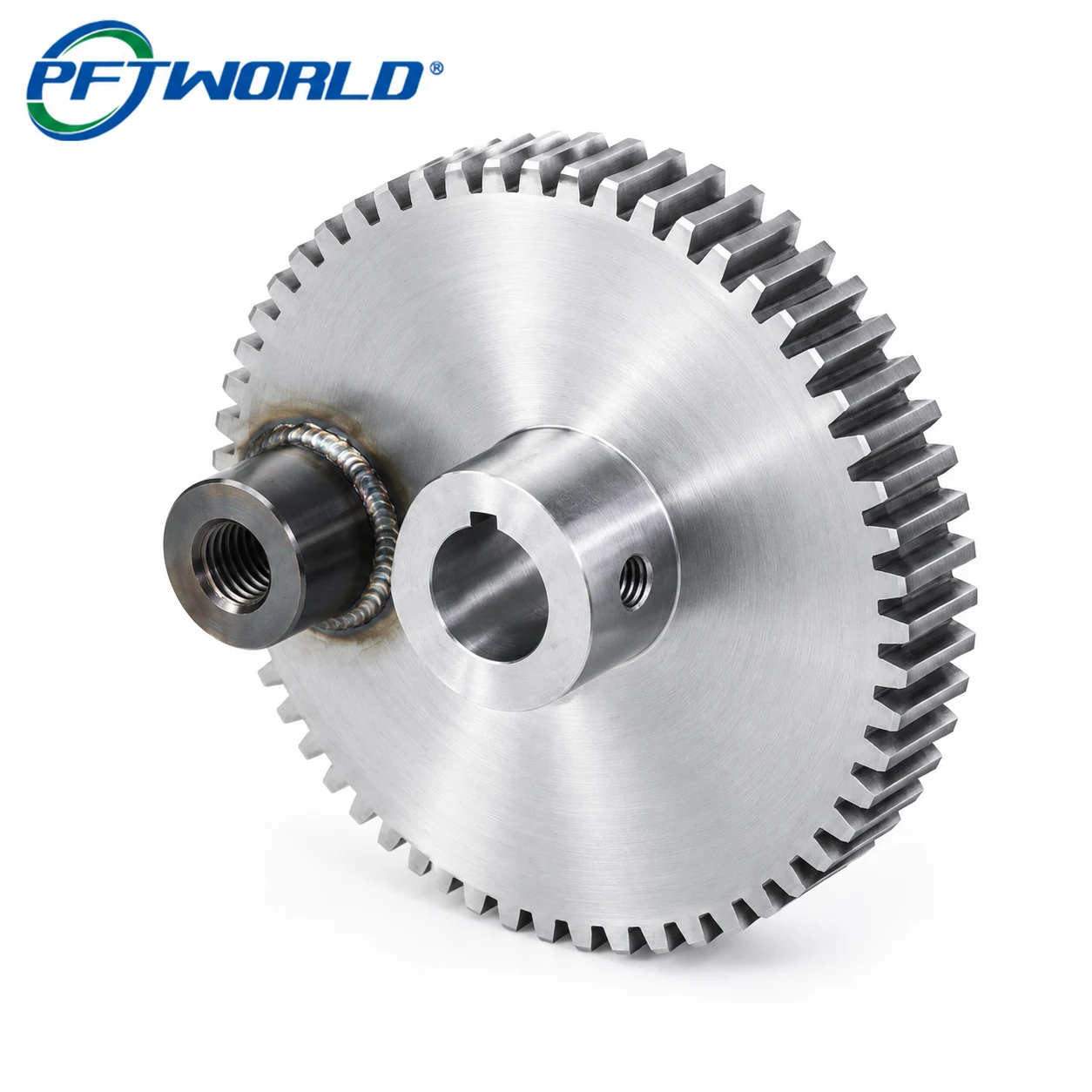 Custom Spur Gear Wheel With Dual Hubs for Industrial Machinery and Power Transmission OEM Manufacturing Projects