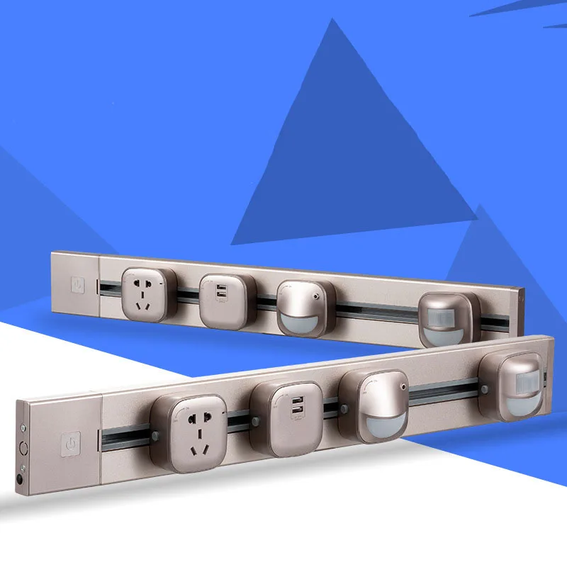 New Power Rail Socket, Surface-Mounted Ultra-Thin And Wide Covering 86 ...