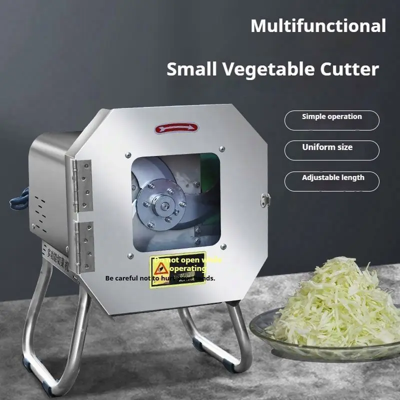 Commercial Food Vegetable Parsley Leek Green Onion Cucumber Fruit Slicer Cutting Potato Shredder Motor Chopper Cutter Machine