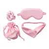 4-piece set-pink storage bag-hair band
