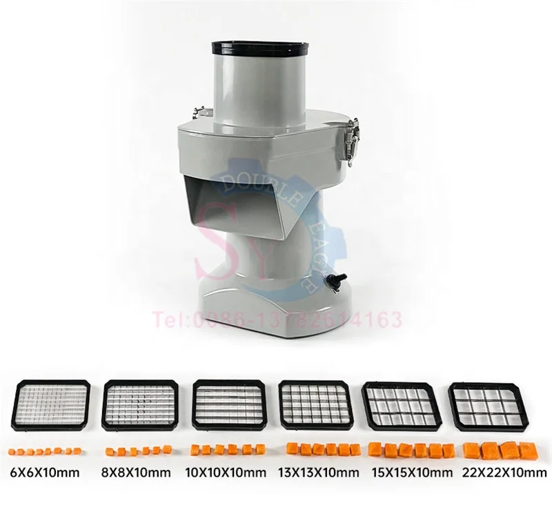 Commercial Vegetable Cutter Dicing Machine Carrots Potato Shredder Multifunctional Electric Slicing Shredding Kitchen Equipment
