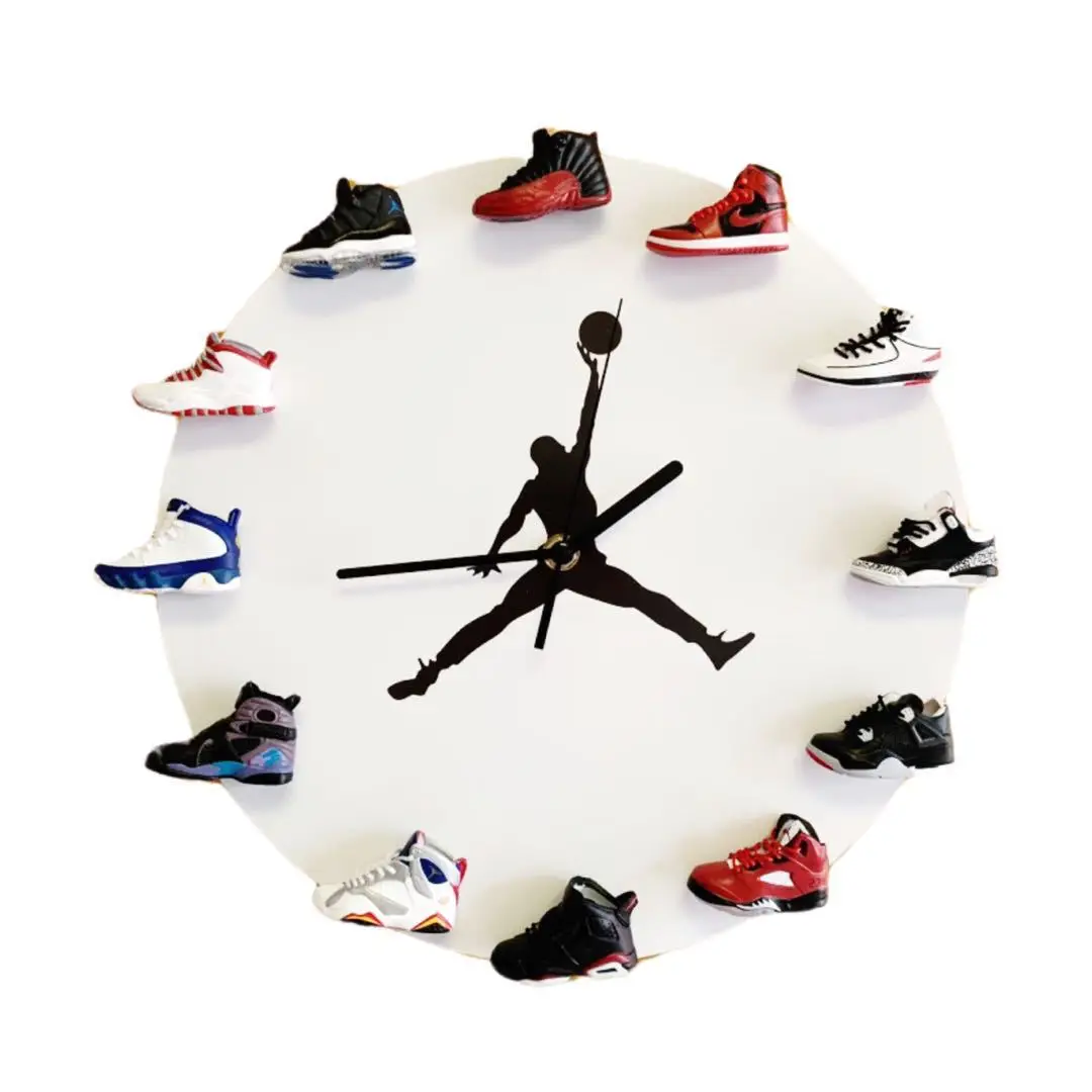 3d jordan shoe clock