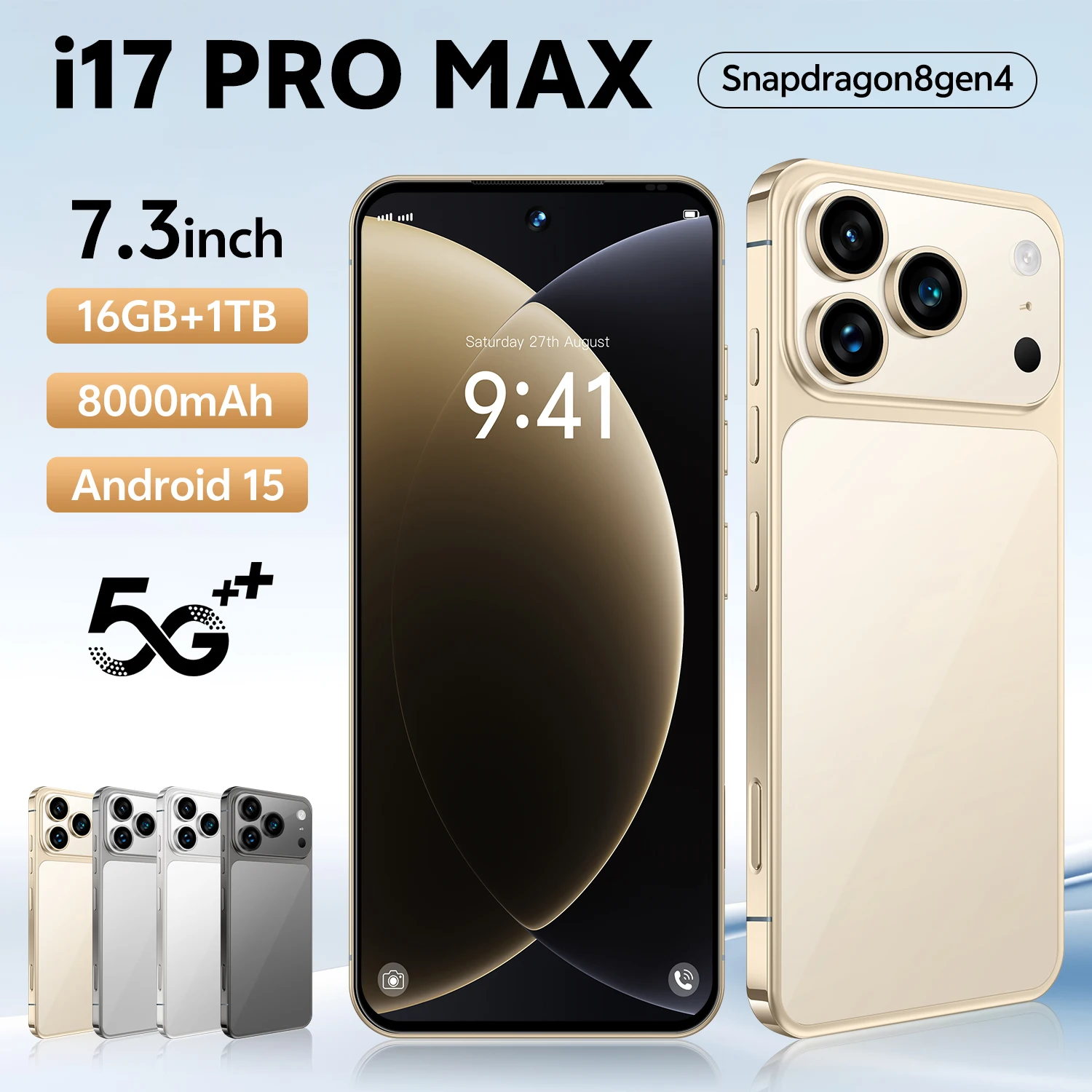 17ProMax 100% Original Unlocked 5G Smartphone for I 17 Promax