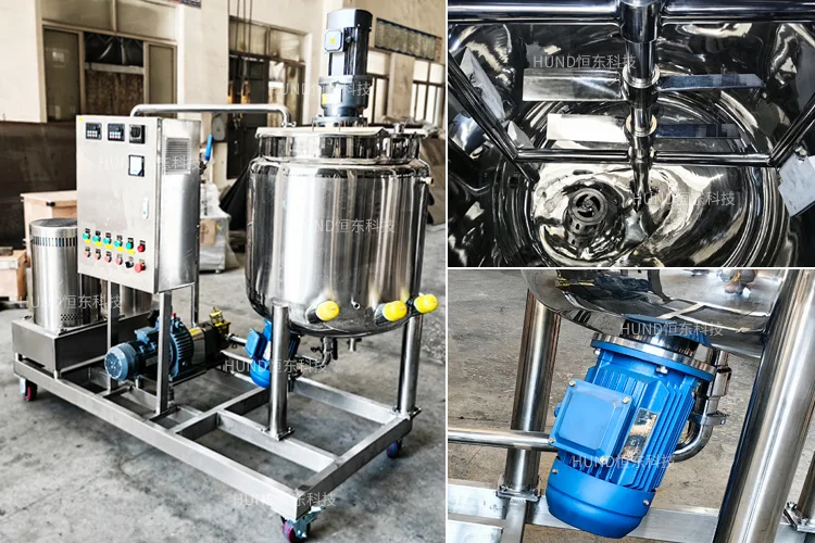 Humus Blander Machine HUNDOM Hummus Making Blending Machine - 300l Double Jacketed Tank