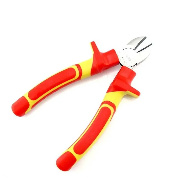 Customized 6/7/8 Heavy duty inch CRV Insulated Long nose Cutter Combination Pliers