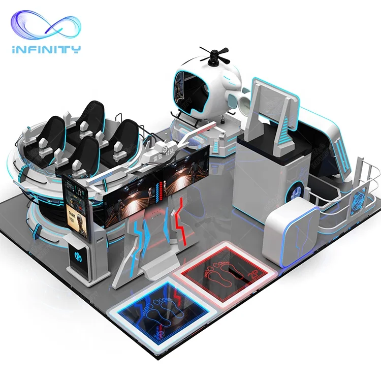 Indoor Game Zone 4D 5D 9D Ar Vr Theme Park Design Arcade Games 10