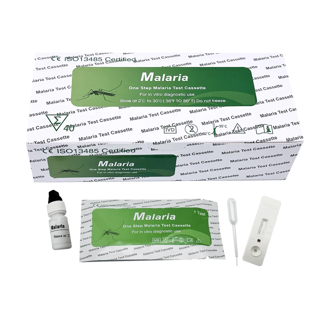 Medical Disposable Infectious disease 3.0 mm Whole Blood mlri Malaria PF Test Cassette factory