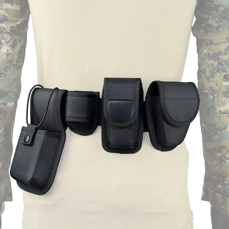 Lightweight Detachable Mountaineering Modular Equipment Tactical Duty Belts Kit with Pouches Duty Belt Rig Duty Gear Kit