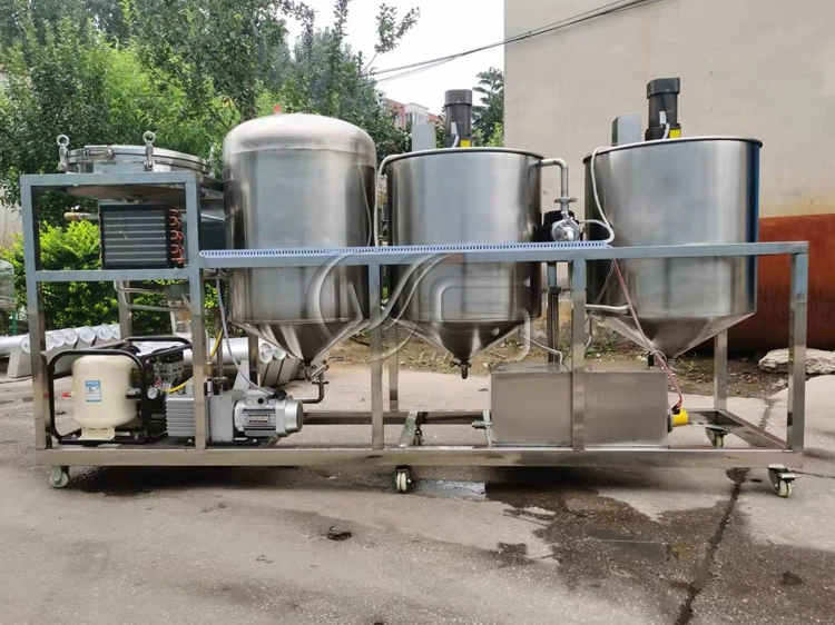 Small Scale Cooking Oil Refinery Machine Crude Oil Refinery Plant