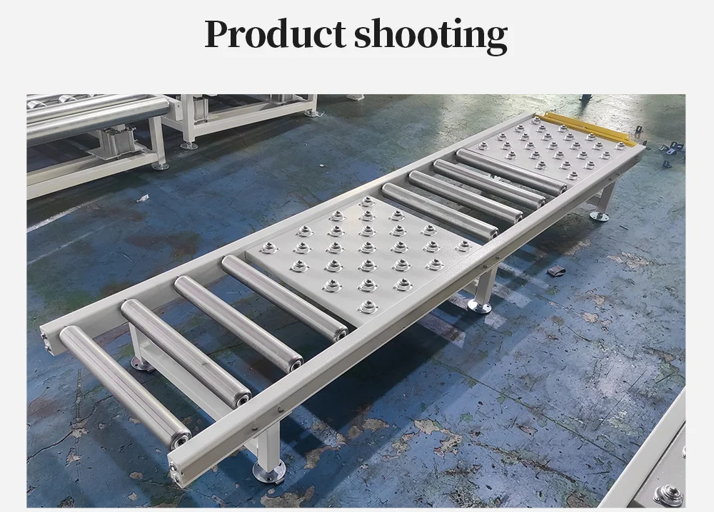 Customizable floor rolling cow eye conveyor line for the woodworking industry supplier
