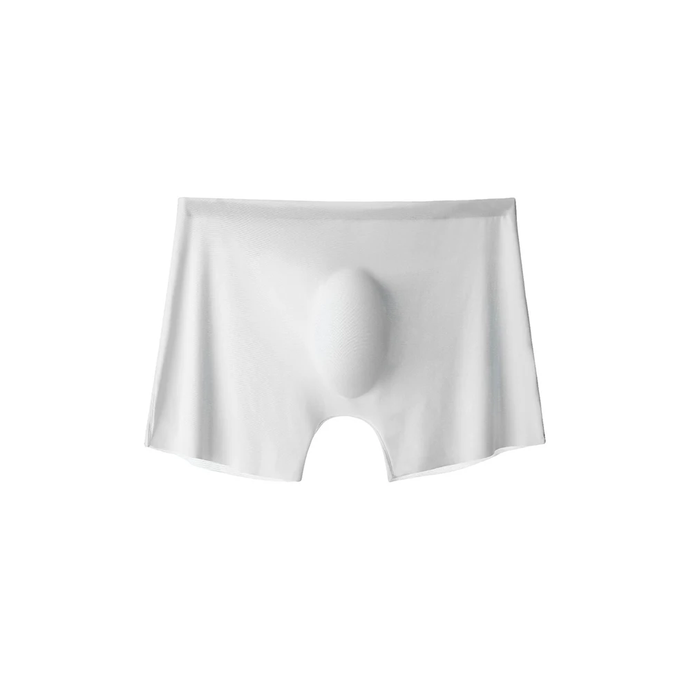 Boxer senza cuciture da uomo in tessuto di nylon di seta estiva di ghiaccio sexy traspirante e confortevole588_voghion.com