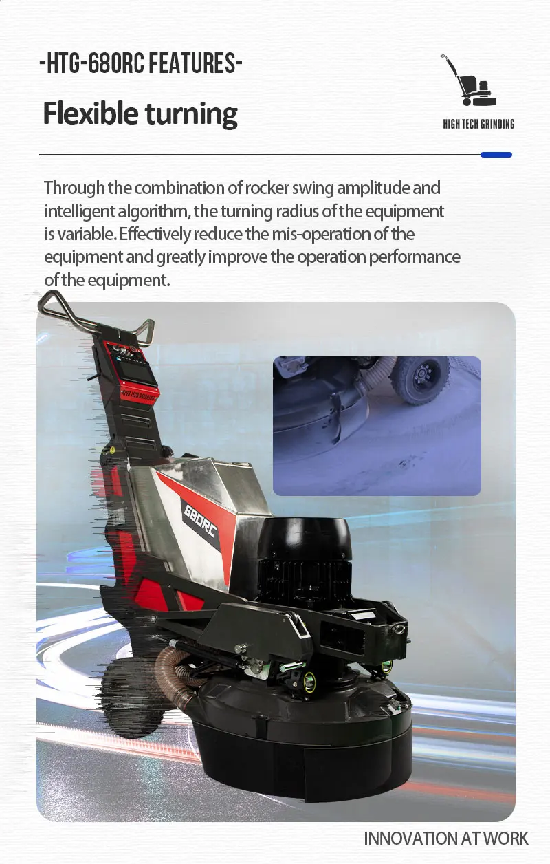 680mm Automatic Remote Control Driveway Sidewalk Cement