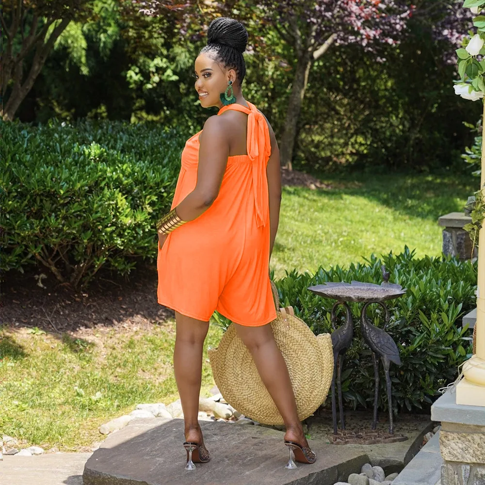 Sharee Casual Romper For Women Summer Short Jumpsuit Shorts Bodycon