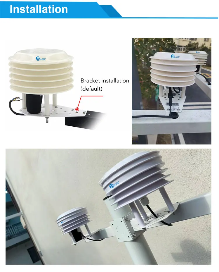 Louver Control Box SENTEC Louver Box - 10in1 Weather Station for Outdoor Monitoring