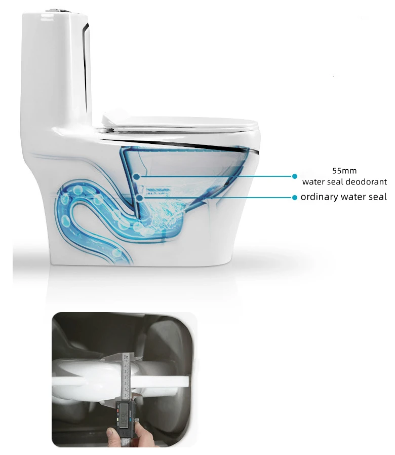 Modern Chinese Wholesale White With Colorful Line Toilets - Buy One ...