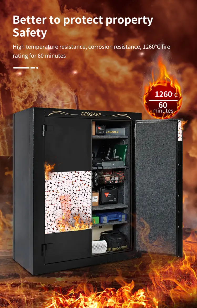 CEQSAFE Steel Strong Safe Cabinet With High Security Digital Safe Gun Deposit Box supplier
