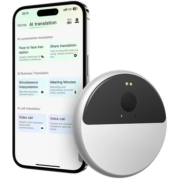 InnAIO AI Translator T9 - Wi-Fi対応のミニ翻訳機、対面翻訳や写真認識可