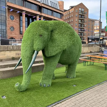 New Design Artificial Grass Animal Shape Green Grass For Garden And Landscaping Decoration