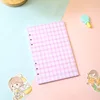 12 Purple plaid insert (40 sheets)-white