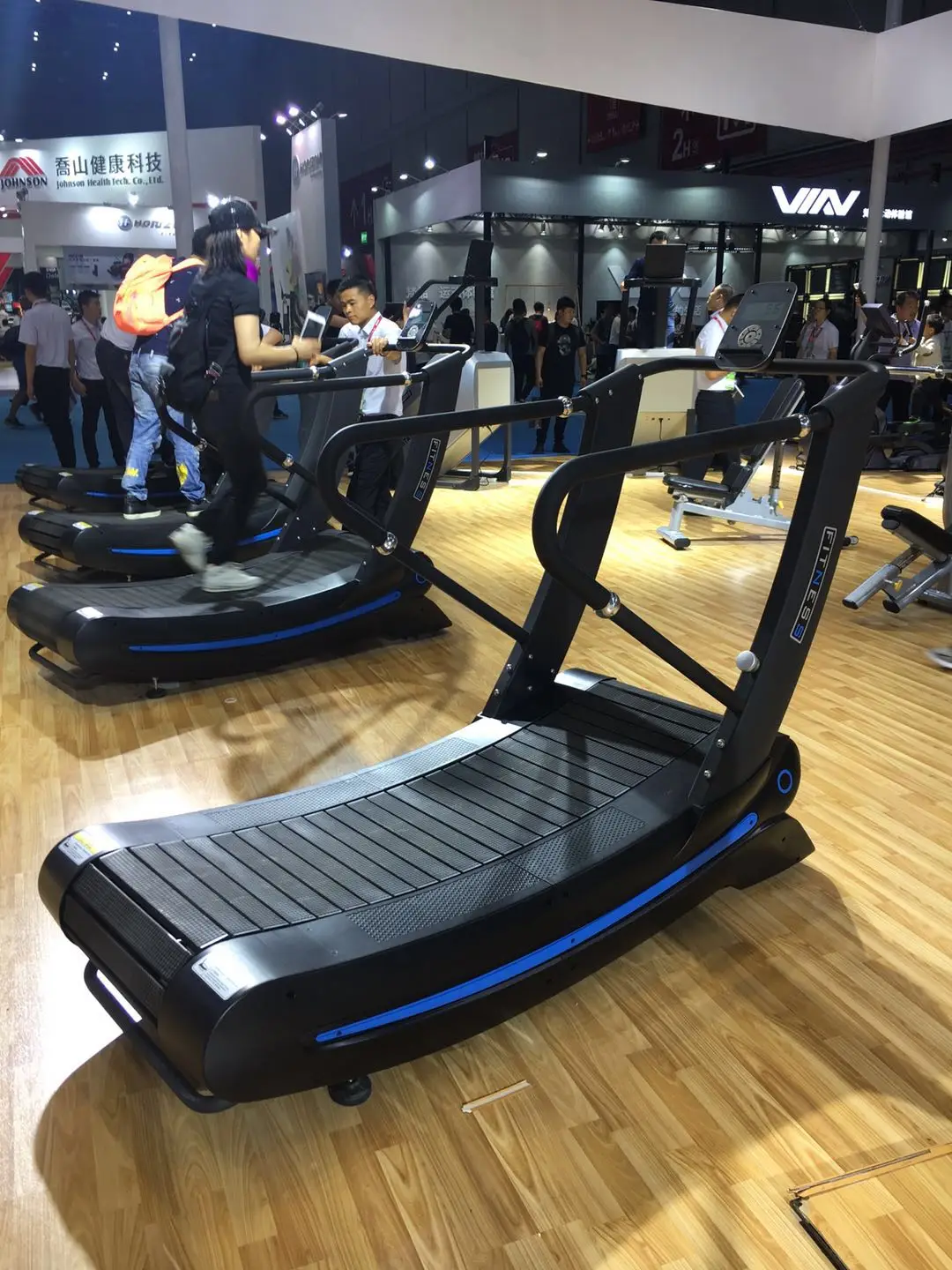 TZ-3000 Curved Treadmill Manual, Non-Motorized Exercise