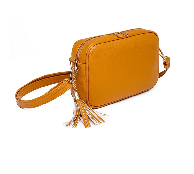 Fashion Designer Wide Strap Tassel Pu Leather Women Sling Crossbody Bag Buy Crossbody Bag