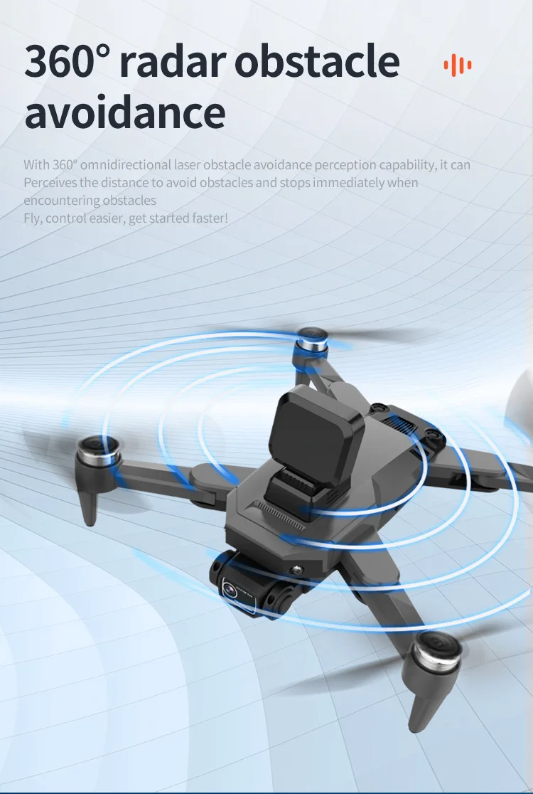 S109 5G Professional Brushless Electric Adjustment Wifi Drone 4K HD ...