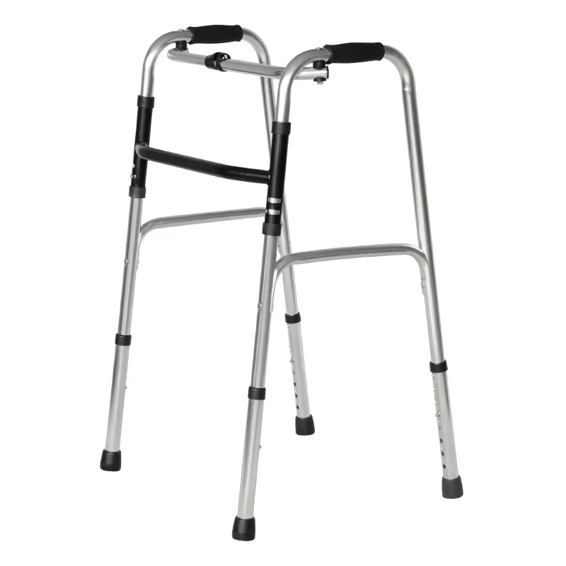 High quality aluminium folding mobility frame Adjustable height walker walking aids for adults