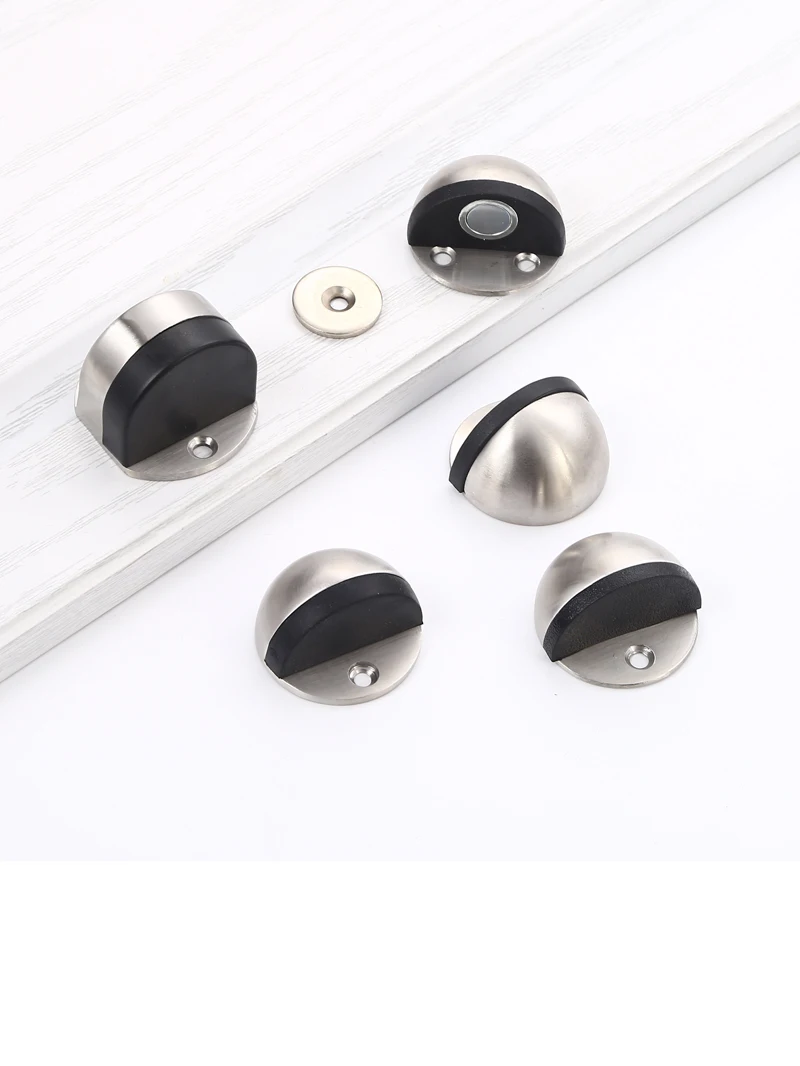 Stainless Steel Door Stops Door Accessories Magnetic Strong Door Stopper for Hotel