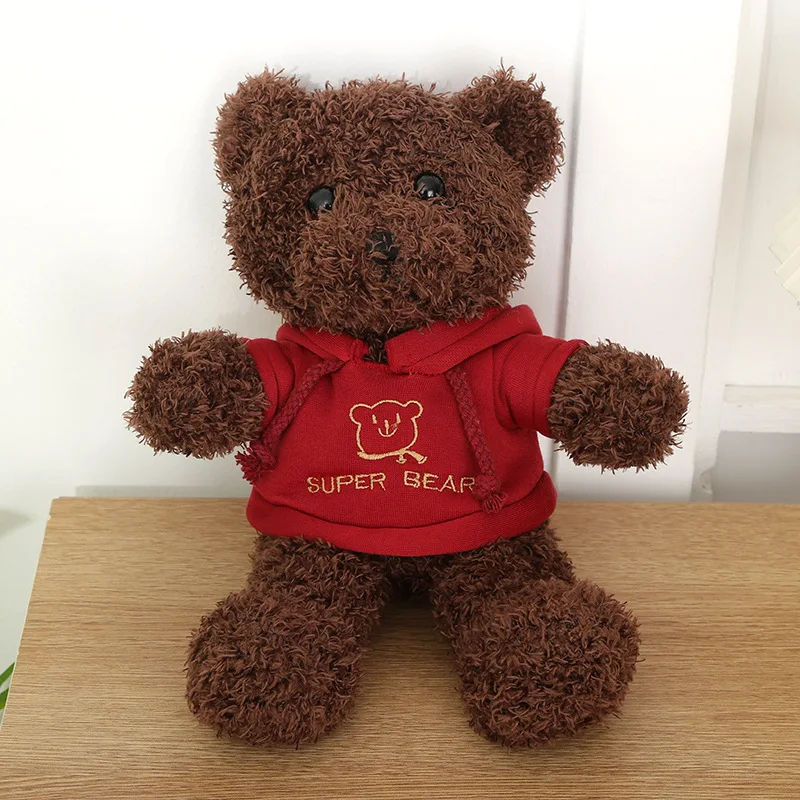 Custom logo 7inch Ready Stock Teddy Bears Plush Teddy Bear Toys With T ...