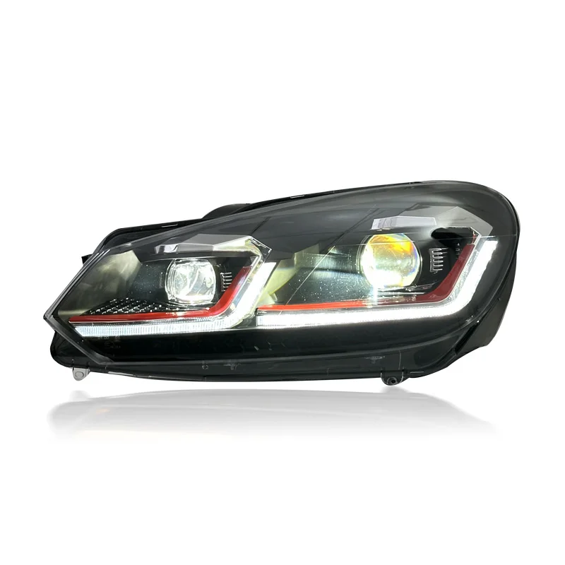 SJC Auto Car Lighting LED Head Lights for Volkswagen Golf 6 Mk6 09-16 Headlights LED Front Lights Car Accessories Plug and Play