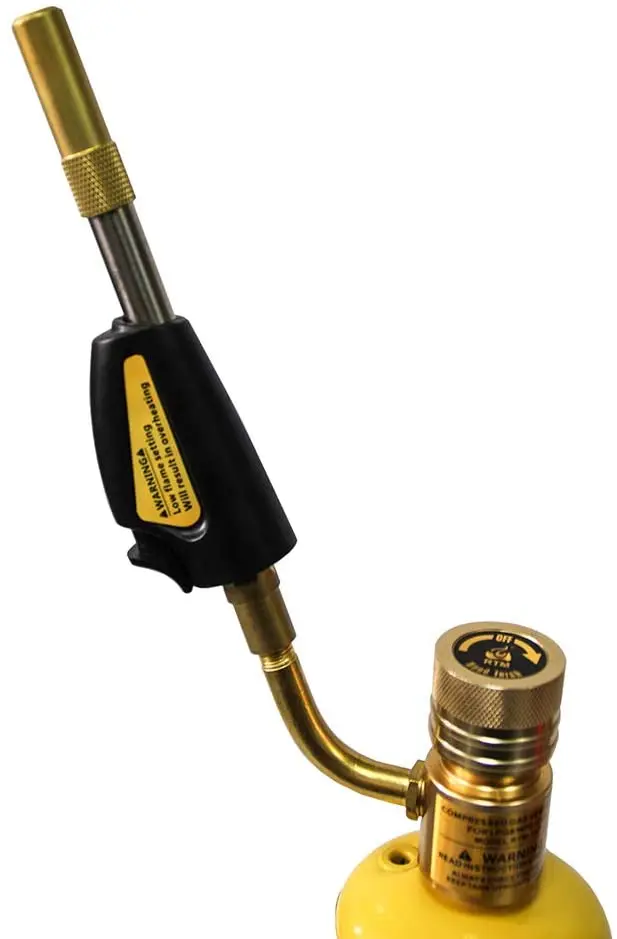 Trigger Starter Propane Torch With Nozzle for Brazing Welding Compatible with MAPP/MAP Pro/Propane High Intensity