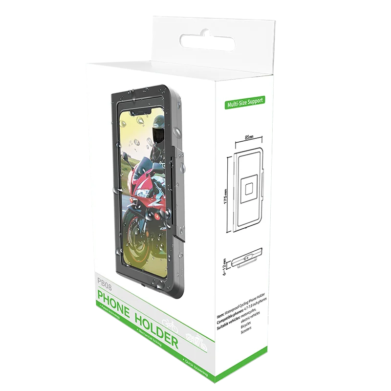 Water Proof Bathroom Mobile Cover Shelf Wall Mount Waterproof ...