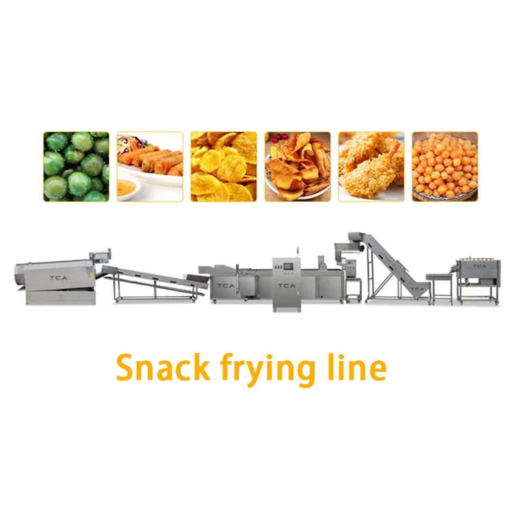 TCA High Quality Fried Broad Beans Puff Corn Snack Making Machine Sala Bugle Snacks Production Line