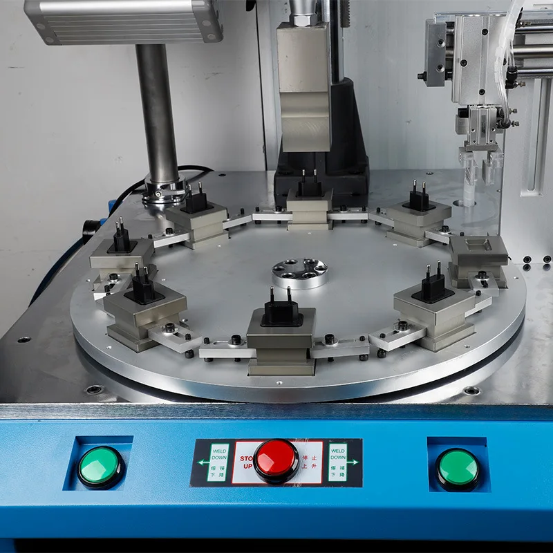Automatic Turntable 12 Station Ultrasonic Welding Machine Turntable Plastic ABS PVC Welder Ultrasonic Plastic Welder Equipment