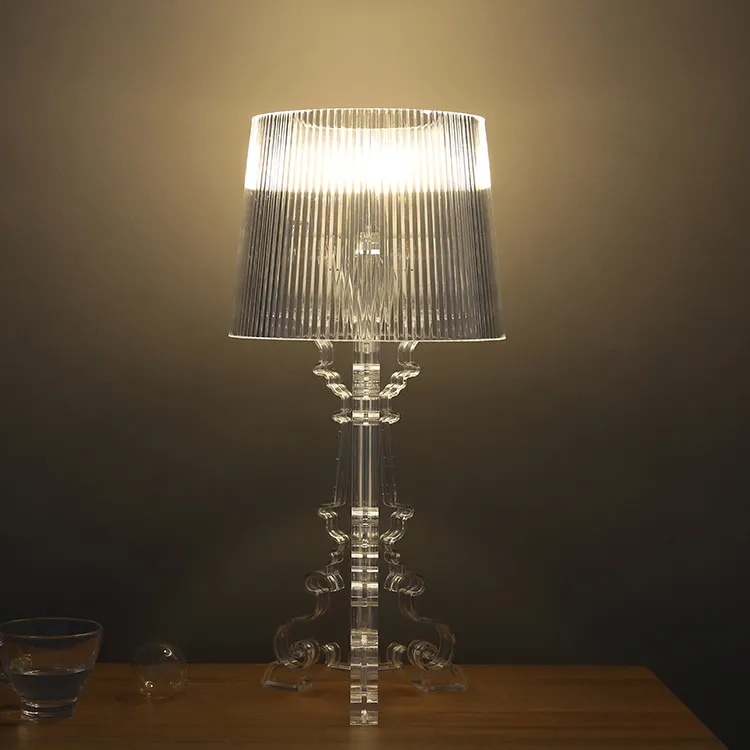 Projection Crystal Lamp-Clear Acrylic Crystal Desk Lamp Mini