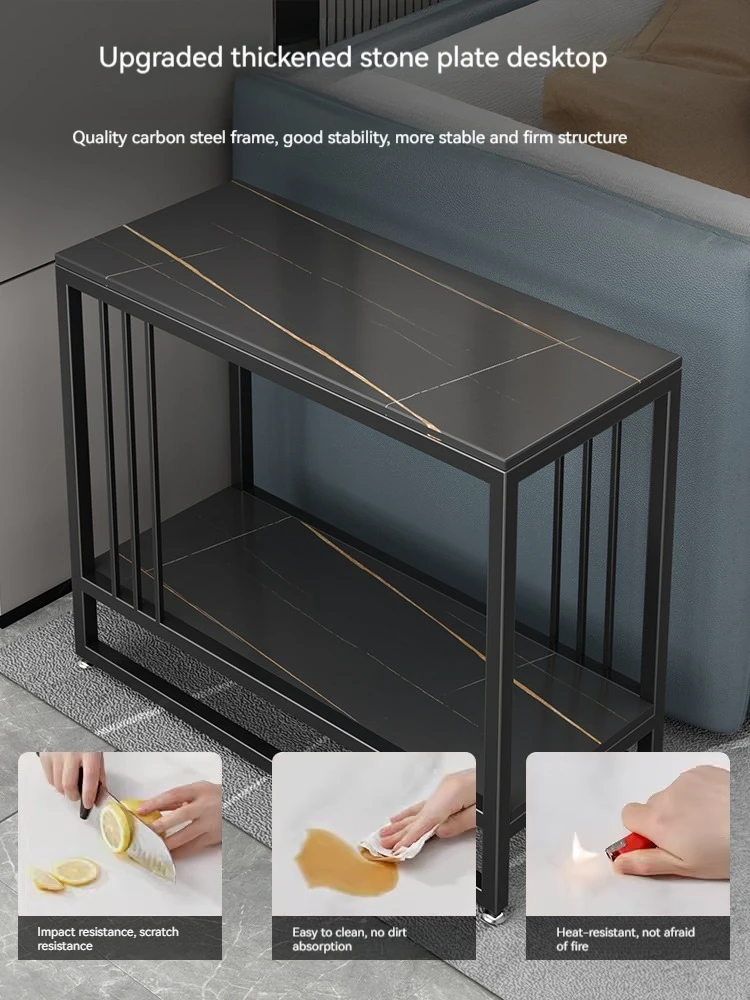 Modern Marble Coffee Table For Living Room Small Size Sofa Side Table