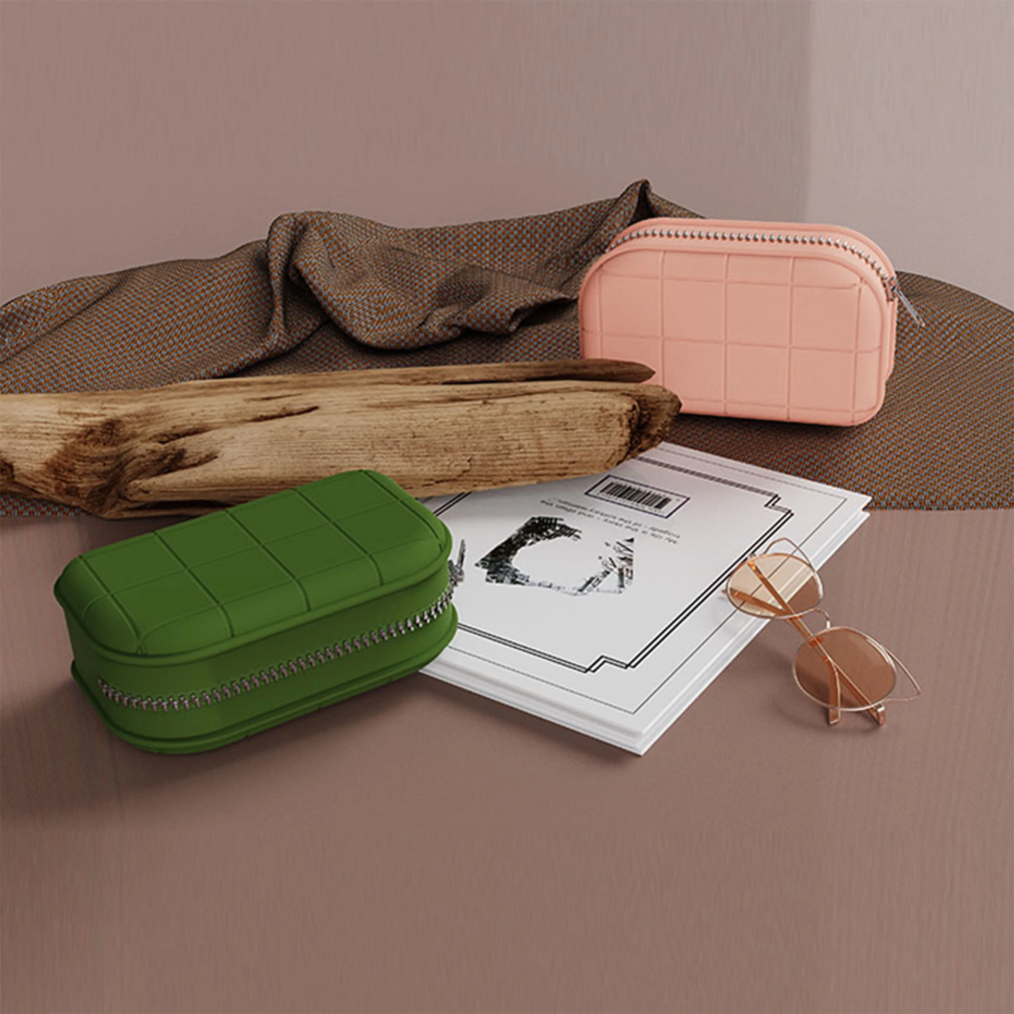 Wellfine Wholesale Custom Luxury Makeup Bags For Women Large Capacity