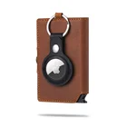 Anti Lost Wireless Tracker Leather Protective Cover Protective Sleeve Case For Apple Airtags Case
