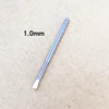 Silver 1.0mm Slotted Bits