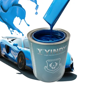 S-M18 /M19 China Leading Brand  1K Silver Powder Pigment Auto Coating  Car  Refinish Paint Manufacturer Wholesale.