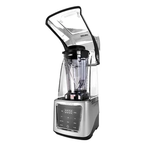 Gemat New Power Commercial Kitchen Soundproof Blender Heavy Duty Commercial Touchpad Control Industrial Licuadora Blender