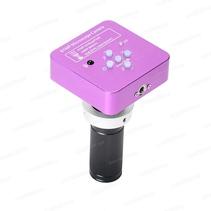 Промышленный видеомикроскоп 51MP 1080P 2K USB, камера 120x, зум-объектив для ремонта печатных плат, телефонов, материнских плат