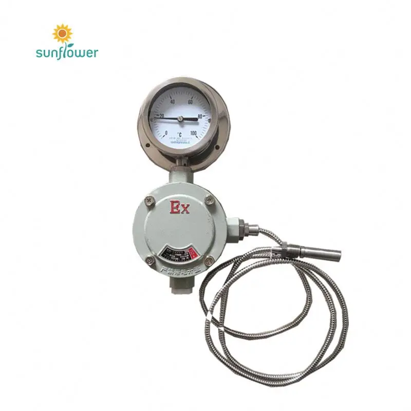 China Customized High Temperature Full Stainless Steel Gas Expansion Oven  Thermometer Temperature Gauge with Meal Capillary Suppliers, Manufacturers,  Factory - SUNFLOWER