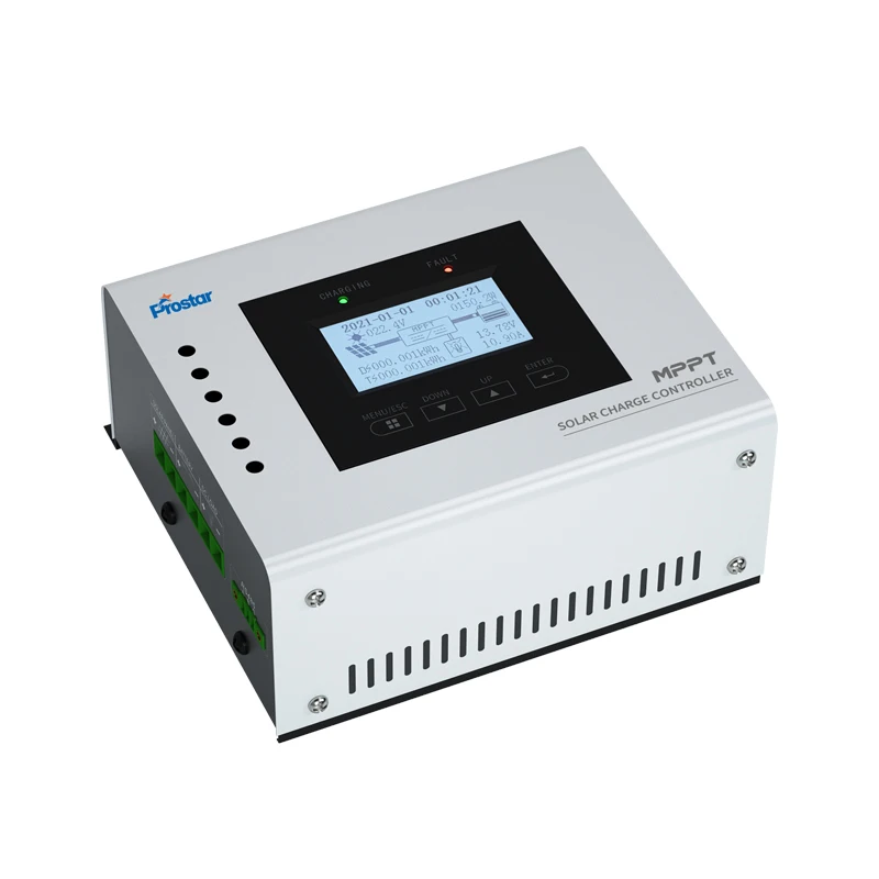 Prostar RS485 Charge Controller 50A  24V 48V Solar  MPPT Power System for Home LCD Screen